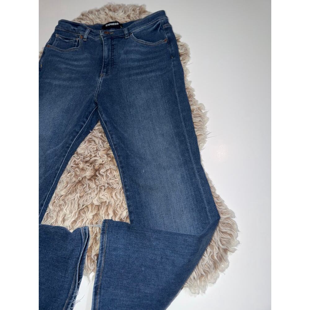 Express women’s stretch high rise boot cut jeans - Picture 3 of 16